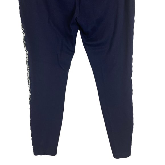 KUT FROM THE KLOTH NAVY BLUE SAWYER SIDE STRIPE CROPPED TROUSERS PANTS SIZE O - Picture 9 of 12